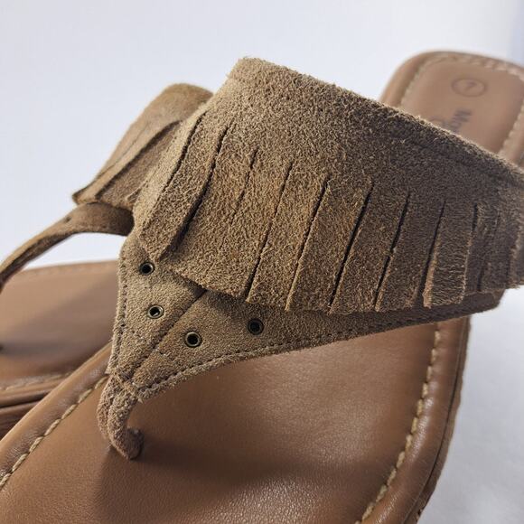 MontegoBay Club Leather Collection Wedges Women's Size 7 - Picture 10 of 10